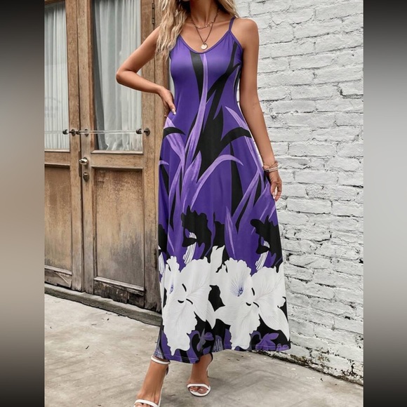 Boho floral print cami dress - Picture 2 of 5